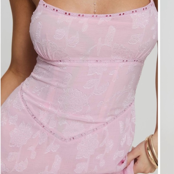 Princess Polly Pink Halter Sleeveless Gown - Picture 2 of 10